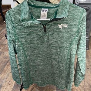 Teal athletic long sleeve shirt